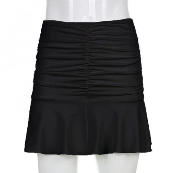 Sexy Solid Color Short Skirt with Buttocks sexy solid color bag hip…