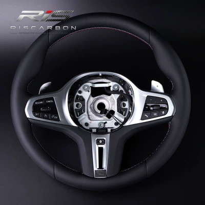 Suitable for Bmw g Series Full Leather Black Heated Vibrating Steering Wheel 3 Series 5 Series X3X5G30G20G21G22G26G07 (Steering wheel) - g20-base-bare-disk-with-heating