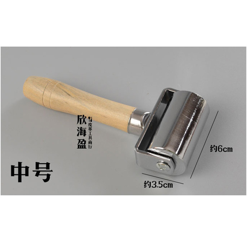 Diy手作り牛革革革芸皮彫刻工具縁取り器縁取り器ゴムローラー|undefined