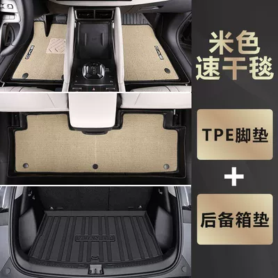 Universal Foot Pad, BYD Yuan UP Foot Mat - double-layer-beige-tpe-foot-pad-quick-drying-blanket-trunk-mat-24-yuan-up-special-anti-slip-tpe