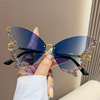 Retro sunglasses, advanced glasses suitable for photo sessions, high-quality style