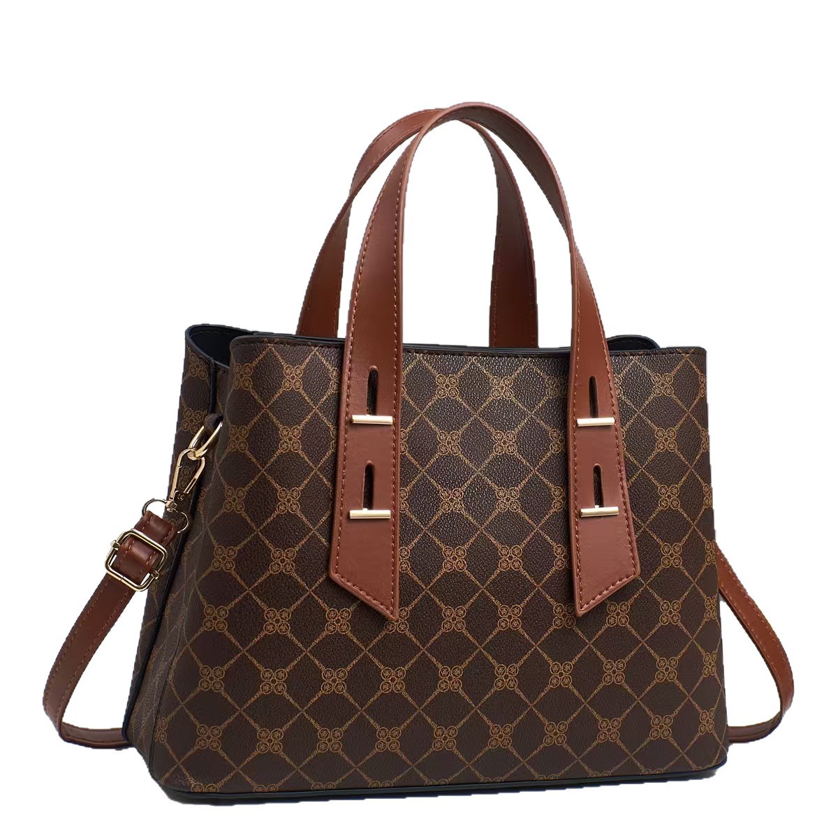 Bolso de moda 2025, nuevo diseño de contraste de color bolso de mujer, bolso de hombro casual de gran capacidad, bolso de mano