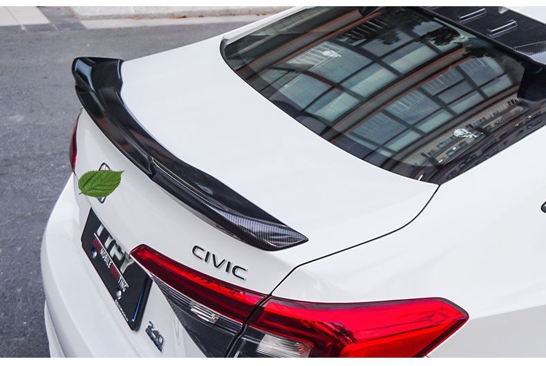 Suitable for 22 Eleventh Generation Civic Style Rear Wing Modified Top Wing Sports Car Wing Fixed Wind Wing Pressure Wing Without Punching
