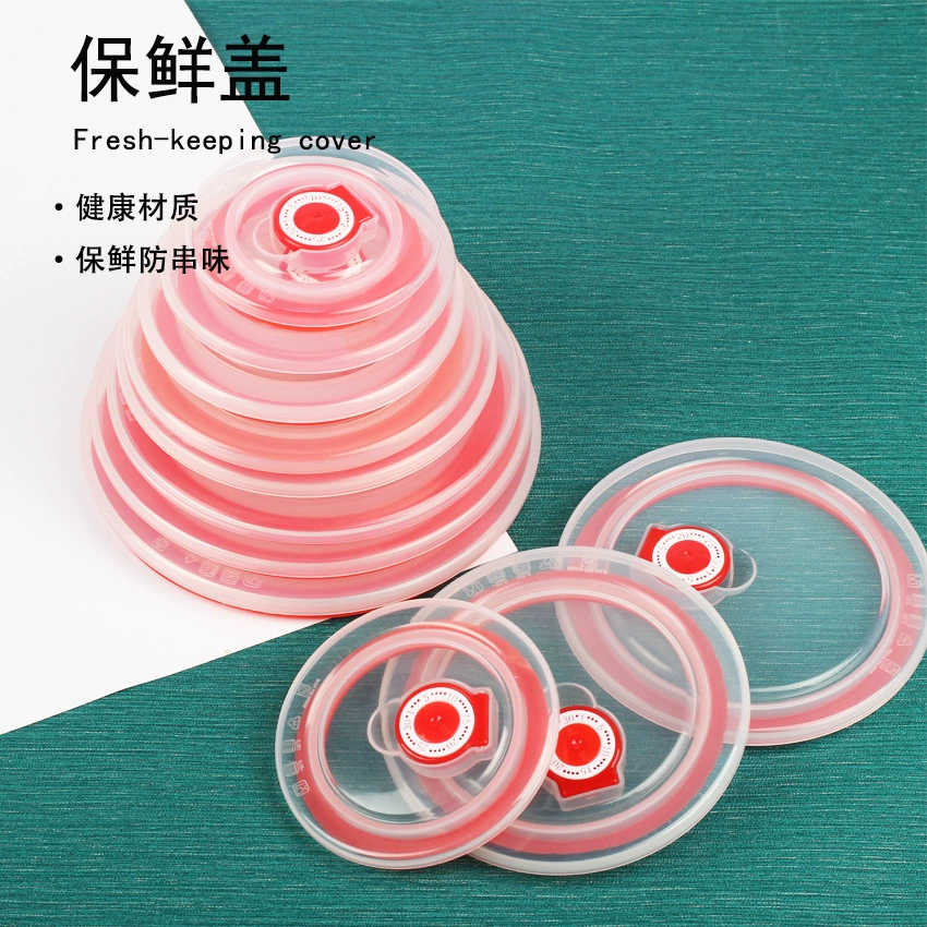 Многоразмерная крышка для хранения свежести, детская миска для еды, крышка чашки для лапши быстрого приготовления с датой, крышка чаши, крышка для холодильника с защитой от запаха