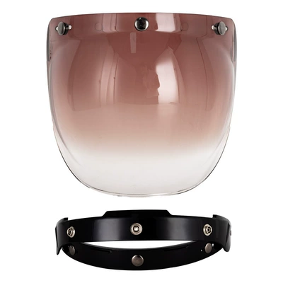 Motorcycle Safety Supplies | Windproof Lens with Bracket - gradient-tea-black-stand
