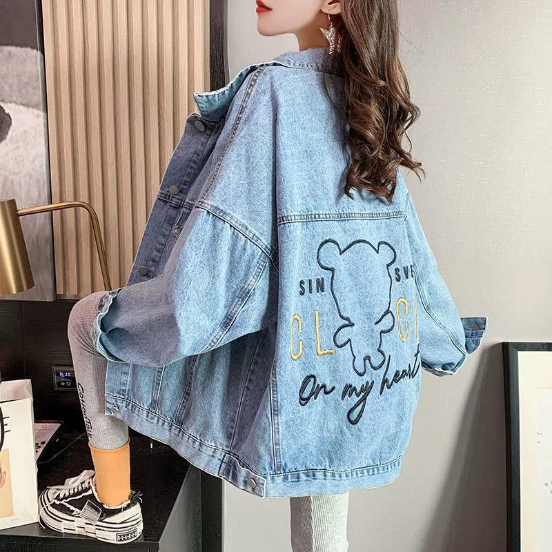 TikTok, denim jacket, plus size, internet celebrity