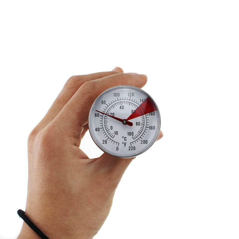 Пищевой термометр из нержавеющей стали Кухонный Термометр для кофе и молока термометр для выпечки с зажимом