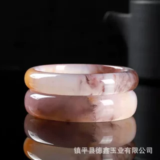 佘太翠紫罗兰玉手镯丁香紫玉天然烟紫玉镯紫罗兰金丝玉工厂货源