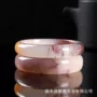 佘太翠天然紫罗兰玉镯金丝玉