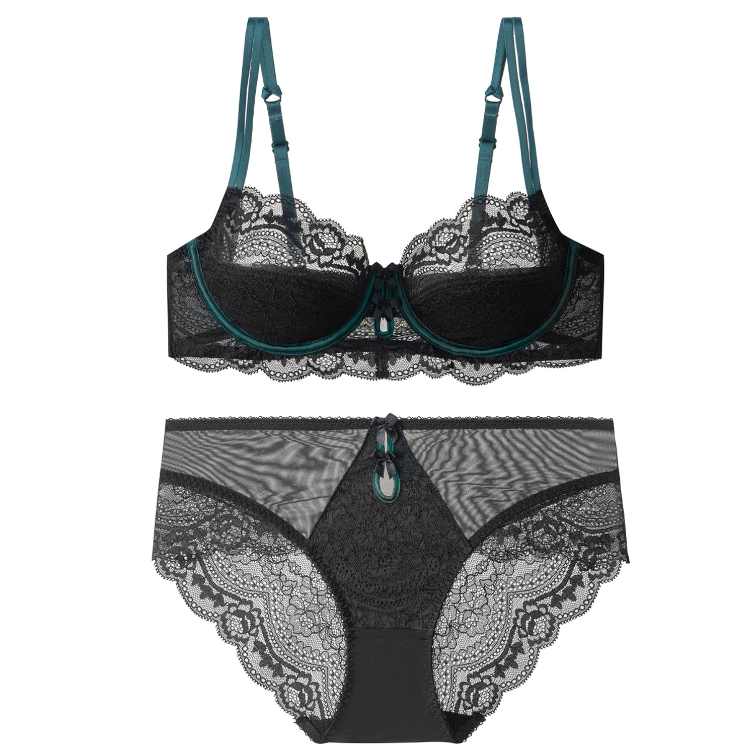 Ropa interior de encaje rojo sexy francés transfronterizo, ultrafino, puro, pechos grandes, pequeños, año de nacimiento, conjunto de pecho