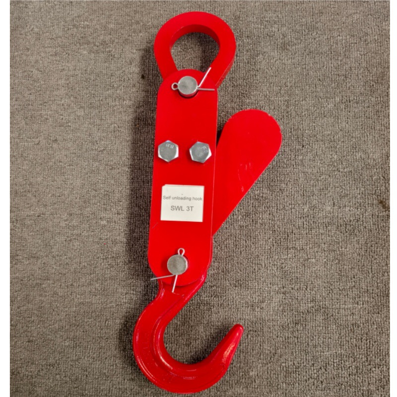 Automatic Unhooking Hook for 1 Ton, 2 Ton, 3 Ton, 5 Ton Heavy Objects, Large Opening Unhooking and Disconnection Tool, Loading and Unloading Crane Hook, Lifting Hook Automatic Unhooking Hook for 1 Ton, 2 Ton, 3 Ton, 5 Ton Heavy Objects, Large Opening Unhooking and Disconnection Tool, Loading and Unloading Crane Hook, Lifting Hook
