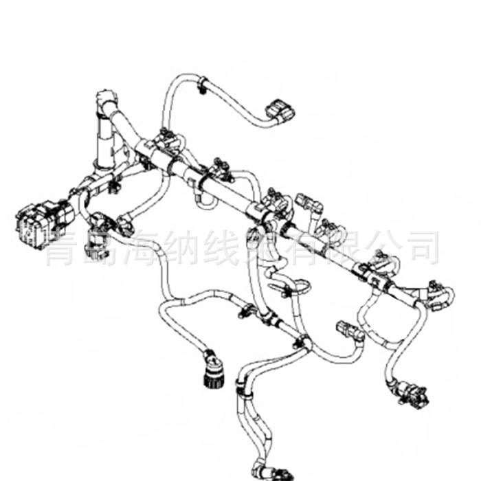 0421 5902通用于道依茨2012发动机线束