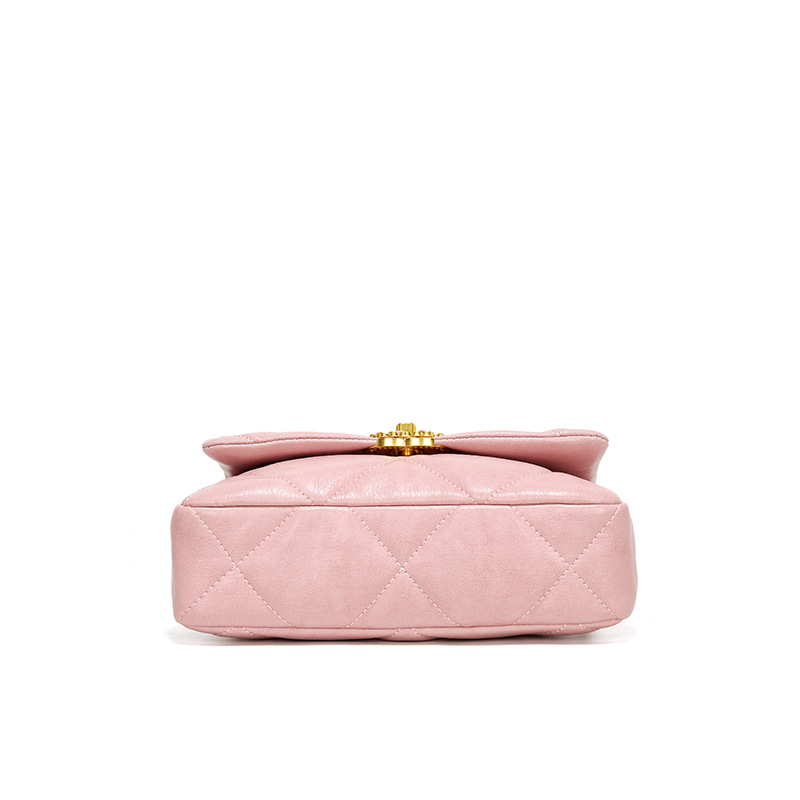 Women's Single Shoulder Crossbody Bag, Elegant Quilted Chain Bag_voghion.com