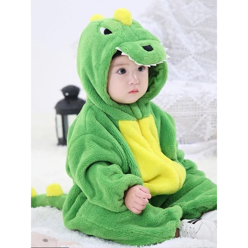 Children's autumn flannel keep warm cute pijama for men and women…
