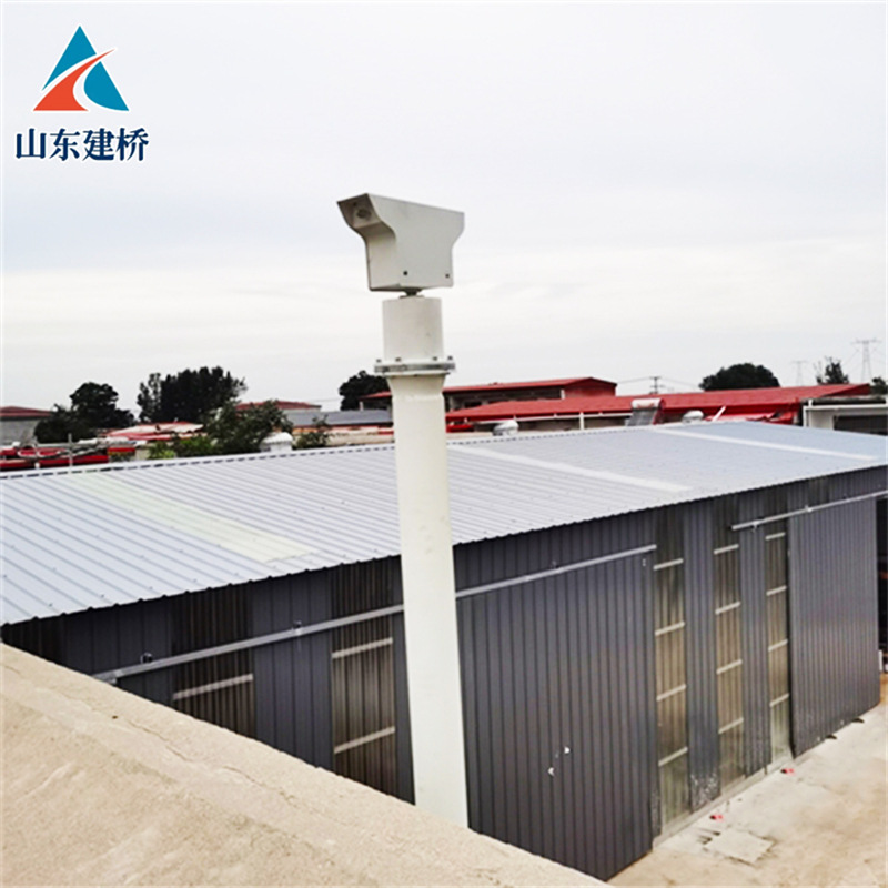 360度全自动智能旋转喷雾桩 厂房道路除尘喷淋系统 高压微雾抑尘