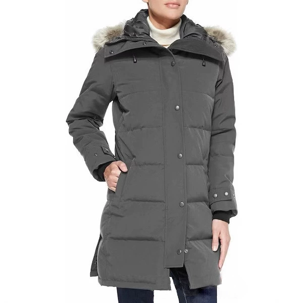 Shelburne Cross Border Goose Down jacket 15 women's mid-leng