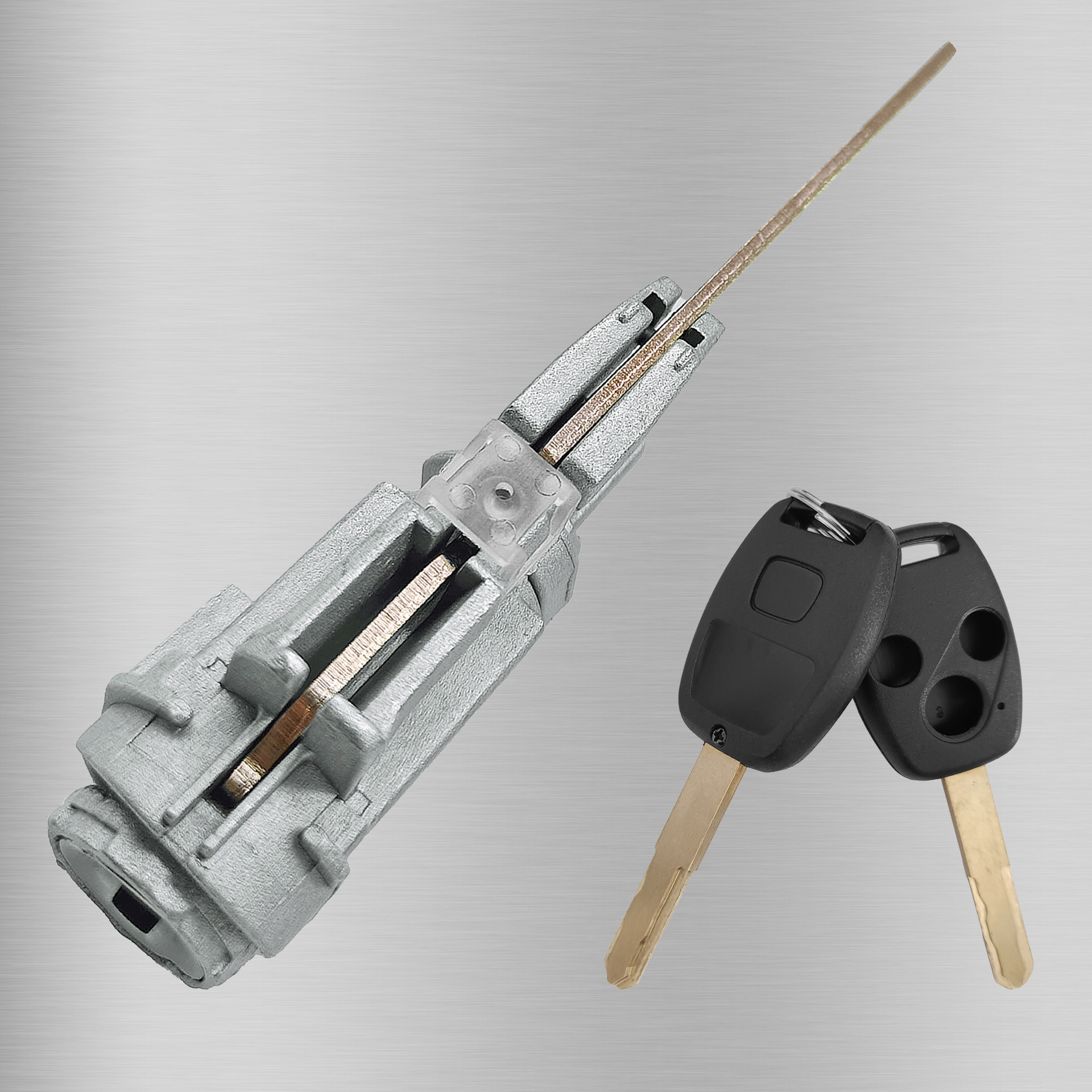 Aplicable a Honda encendido bloqueo 3 llaves Accord Fit Civic Odyssey encendido bloqueo 2 llaves 3 agujeros