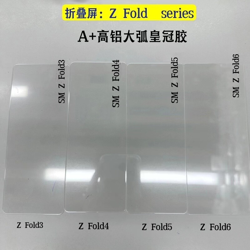 Suitable for Samsung Z Fold 50% off Stacked Screen External Screen Transparent Tempered Film W25 Z Fold7 Transparent White Film Zflip5