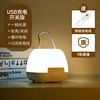 Night light for breastfeeding for bed for new born, table lamp for bedroom, eyes protection, charging mode, remote control