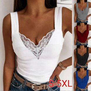 Slim fit patchwork vest top for womenŮʿ����ƴ��V�I��������