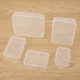 Quality pp plastic box rectangular transparent small packing box display stationery fishing gear storage plastic box