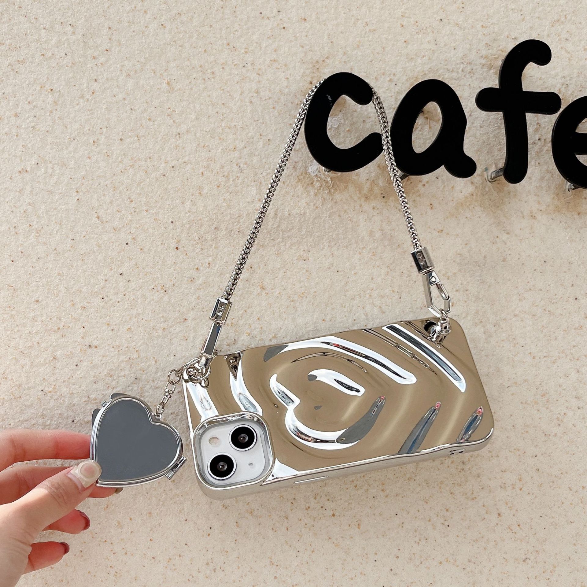 Silberne Galvanisierte Handyhülle Für Verschiedene Iphone Modelle_voghion.com