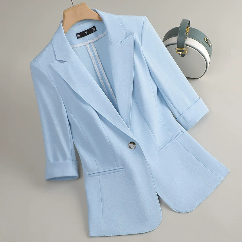 Белая короткая spring summer тонкий дизайн классический пиджак для отдыха, slim fit, тренд сезона, яркий запоминающий стиль