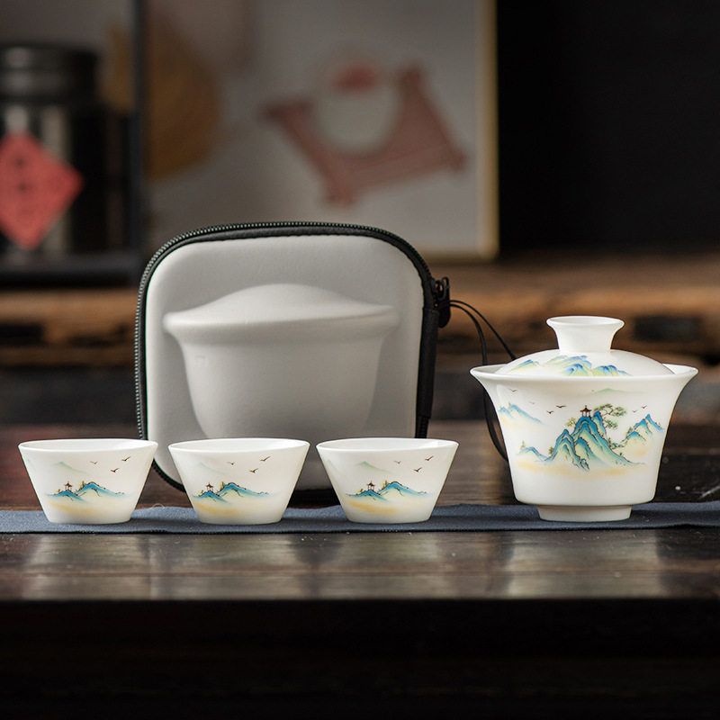 旅行茶器携帯用工夫茶器セット屋外ティーポット|undefined