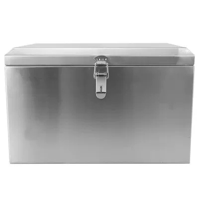 Scooter Large Tail Box – Motorcycle trunk - length-440-width-320-height-300-stainless-steel-latch-quantity-one