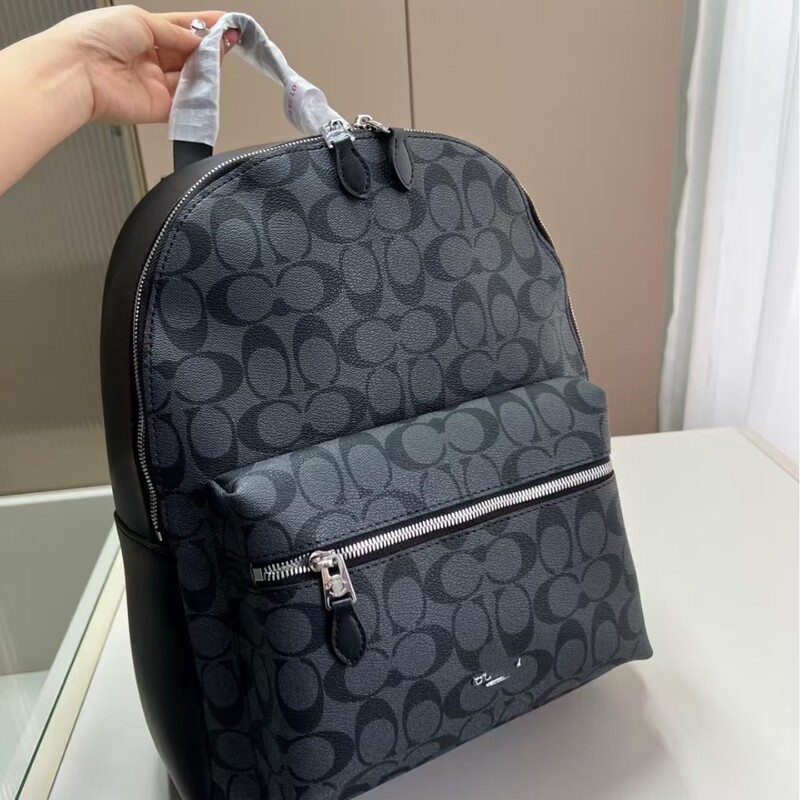 Court27 high-quality women's medium-sized versatile backpack, classic monogram bag, casual travel laptop bag