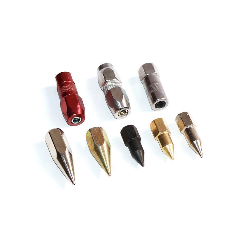 黄油咀平嘴尖嘴重型黄油嘴维修咀枪配件黄油枪配件