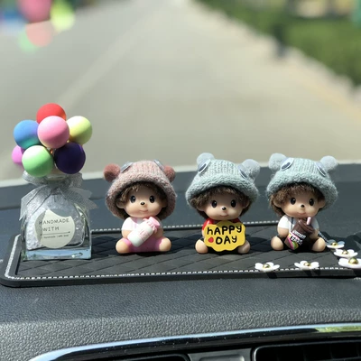 Car ornaments, Cute Car Decoration Car - bottlehappycoke-qiqicolorful-ball-bottlebig-diamond-pad