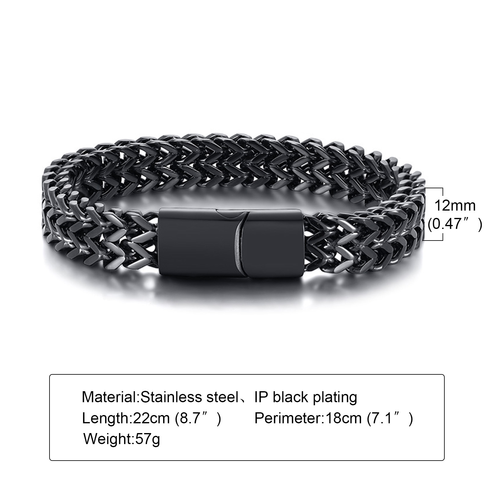 Fashion Solid Color Stainless Steel Bracelets Plating Stainless Steel Rings