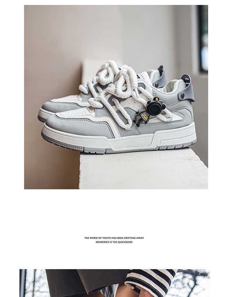Herren Freizeitschuhe Retro Sneaker Geflochten Und Modern_voghion.com