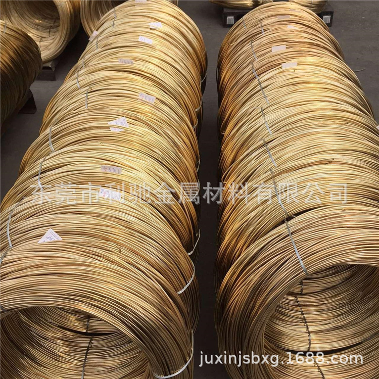 铜线厂家 含铜H65铜线  黄铜插销扁线 方线 手镯用半圆线可拆零售