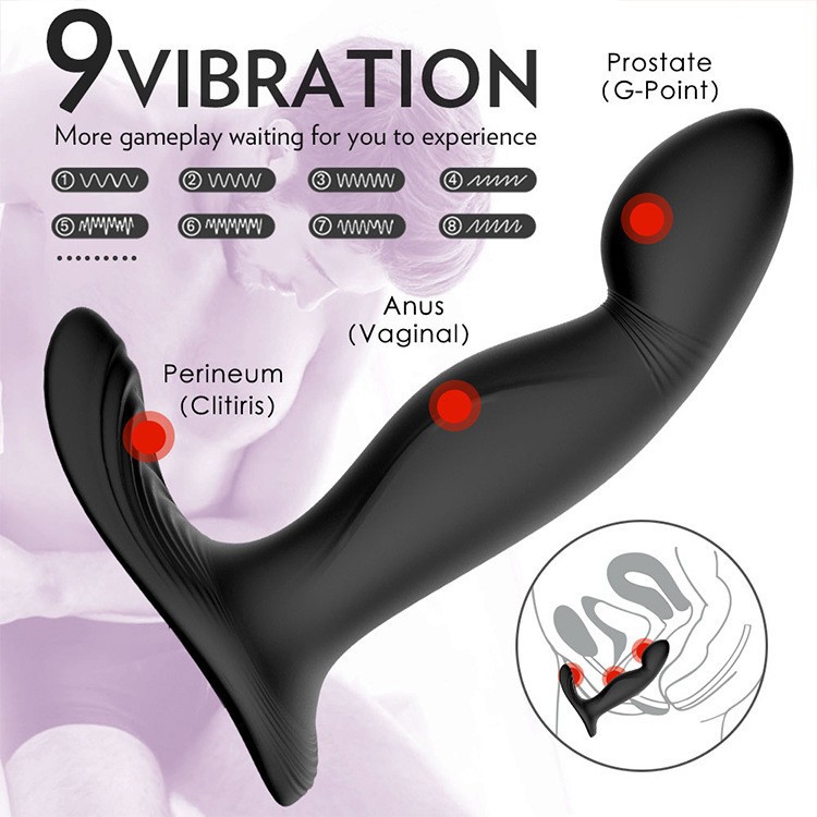 Stimolatore prostatico wireless vibrante con telecomando anale_voghion.com