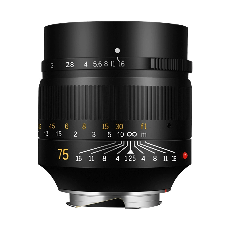 Seven Craftsman 75mm F1.25 夜神像 适用于 徕卡 莱卡 M 卡 端口 换端到 E 端口 Z