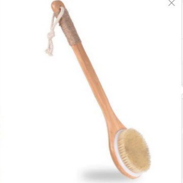 Amazon Cross-border Bristle Brush Massage, Bathing Brush Handburse Bath Brush Brush Round Bath Brush Brush Hemu Bath Brush