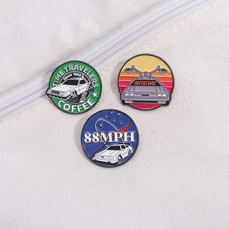 Cartoon Style Style Cartoon Style Pin Car Bicycle Alloy Stoving Varnish Unisex Brooches