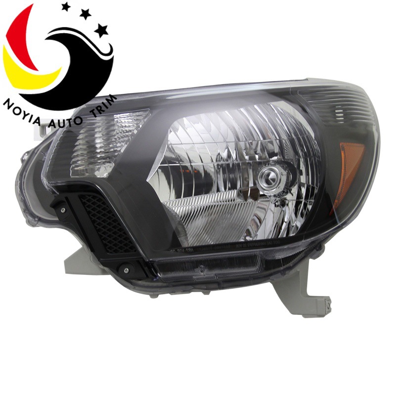 Adecuado para Toyota Tacoma original coche americano estándar faro coma 12-15 negro semi-montaje faro
