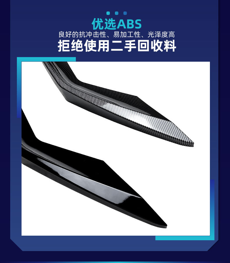 Suitable for Bmw Bmw 5 Series M5 F90 Lci 2021-2024 Front Lip Front Shovel Spoiler Cross-Border Modification Parts