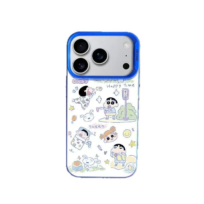 蜡笔小新适用苹果17Promax手机壳个性元气壳iPhone16/15/14欧美13|undefined
