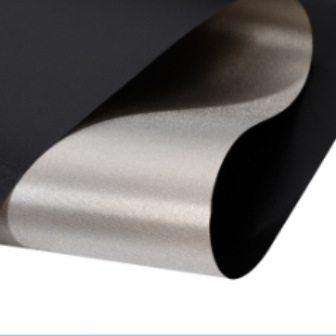 现货供应 单面黑色屏蔽里布涂黑屏蔽布导电布rfid防盗里布