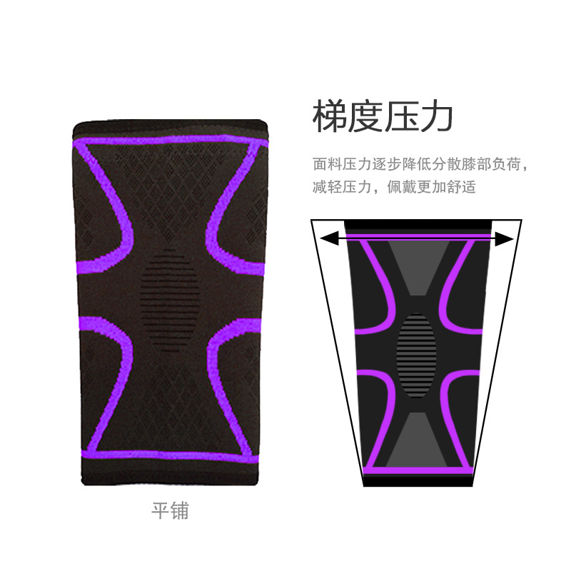 Semicírculo de punto deportes rótula verano habitación con aire acondicionado cálido nylon rótula ciclismo deportes fitness baloncesto rótula