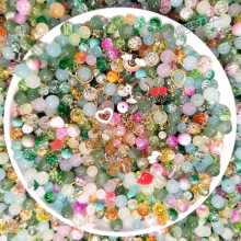 称斤卖各式各样琉璃珠特价摆摊批发手工diy手链散珠圆珠配件材料