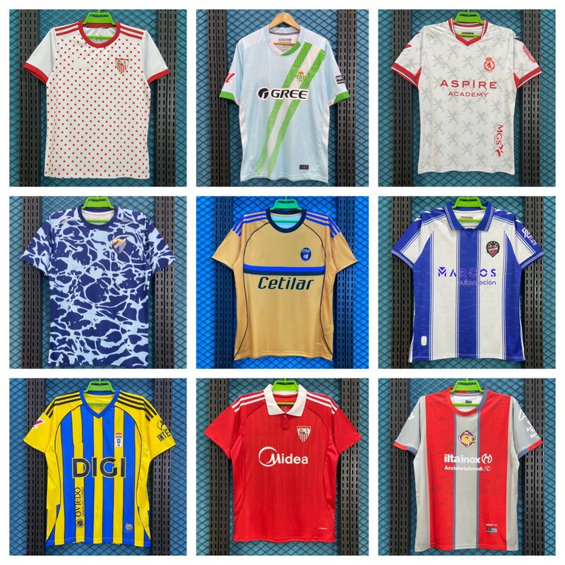 2526 Football Jerseys La Liga Ligue 1 Premier League Club Jerseys Betis Lisbon Porto Celtic Barcelona