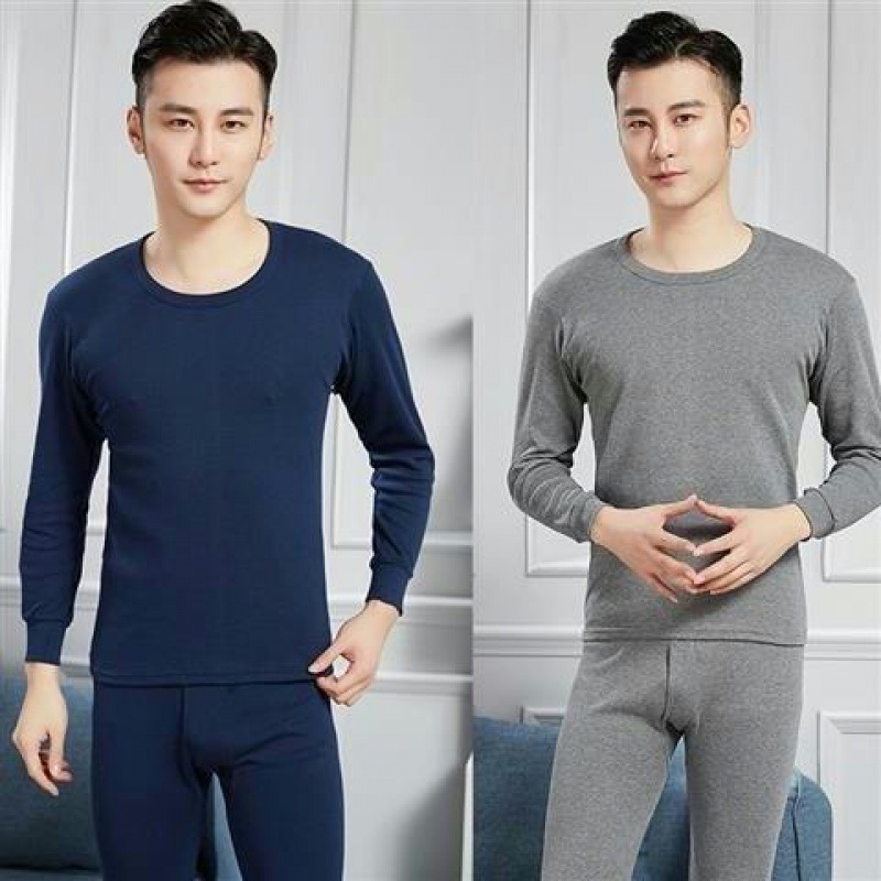 [Set] Low -neck deep gray+low -necked Tibetan green