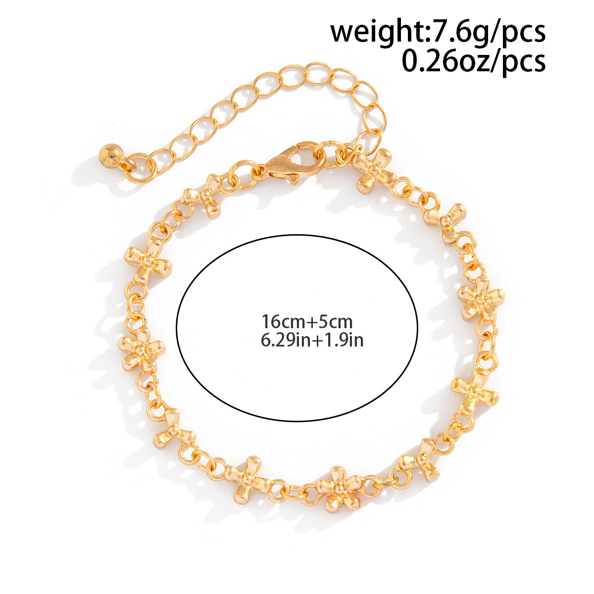 28g Weight Alloy Pendant Material Y-Necklace Classification Alloy Chain Material Tennis Chain Chain Type 1 Piece Quantity Holiday, Travel, Daily Occasion Alloy Material Cross Pattern All Seasons Season Women's Gender Plating Design Elegant Style Elegant Cross Alloy Tennis Chain Y-necklaces Wholesale 7