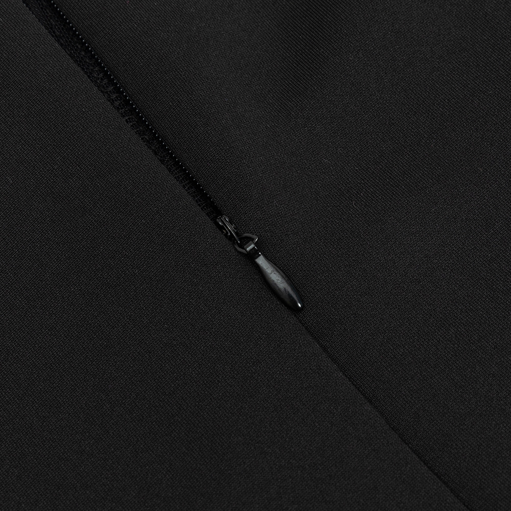 Autumn Winter V neck Stitching Tight Waist Irregular Asymmetric Hip-Wrapped Dress Long Sleeve Dress Evening Dress