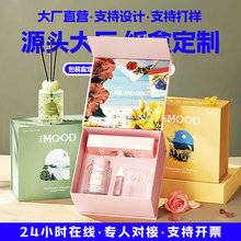 香薰蜡烛礼盒定制翻盖式包装盒纸盒定做香水创意礼品盒书型盒印刷